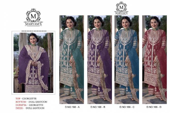 Maryams 166 Embroidered Georgette Salwar Kameez Wholesale Clothing Suppliers In India
